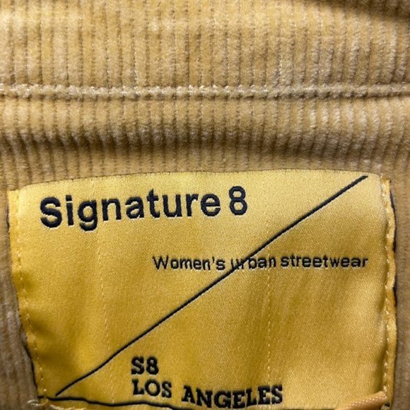 Bumblebee Yellow Corduroy Long Sleeve Jumpsuit - Picture 4 of 7